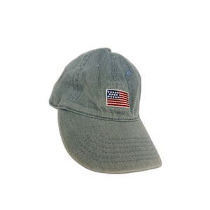 CHOKO.LIDS Blue Denim Jean Embroidered American Flag USA 100% cotton Baseball